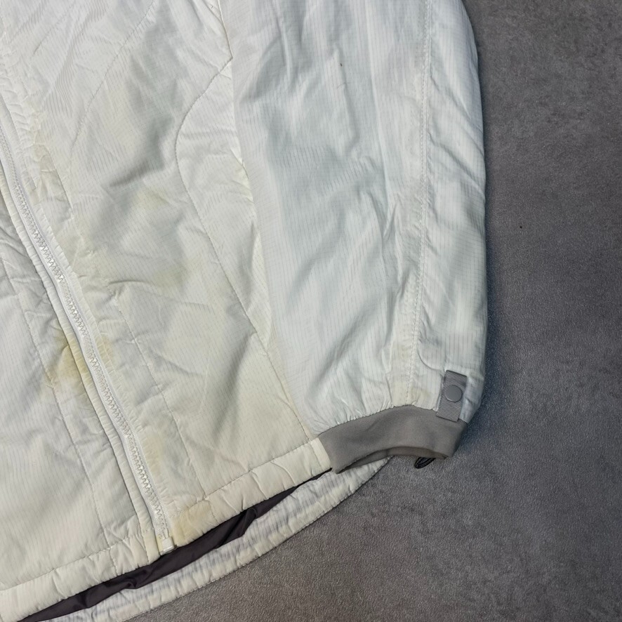 The North Face Puffer Jacket Womens Full Zip Lightweight Coat, White Medium image 5
