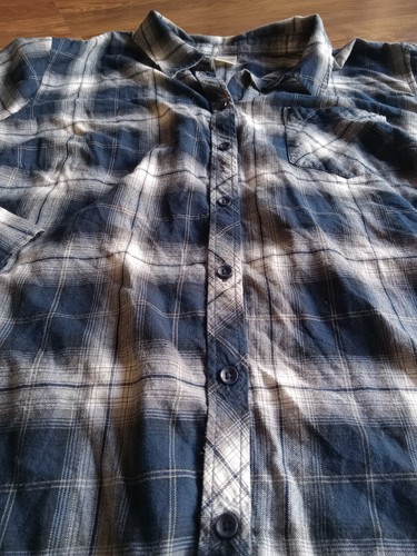 Terra & Sky Blue checkered Shirt Size 2XL Men's - Picture 2 of 6
