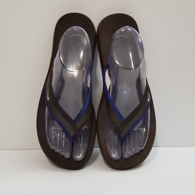 Nike Celso Girl Brown Slip On Women's Thong Sandals Flip Flops 314870-214  Size