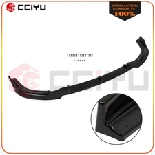 For 2006-2011 Honda Civic 4 Door Glossy Front Bumper Body Kit Spoiler Lip 3PCS