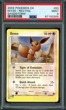 Eevee EX Sandstorm Reverse Holo 63/100 PSA 9 MINT SUPER CLEAN LOW POP 92! on eBay