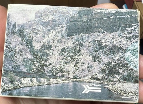Amtrak AMT-5 Playing Card Deck, "River Canyon", circa 1987, Nice Cards Excellent