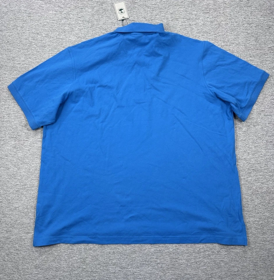 Pebble Beach Golf Links Polo Shirt Mens 2XL Blue Cotton Stretch Short Sleeve - Image 4 of 4