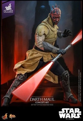 Star Wars Darth Maul Concept Art Collectible 1/6 Scale Hot Toys Actionfigur