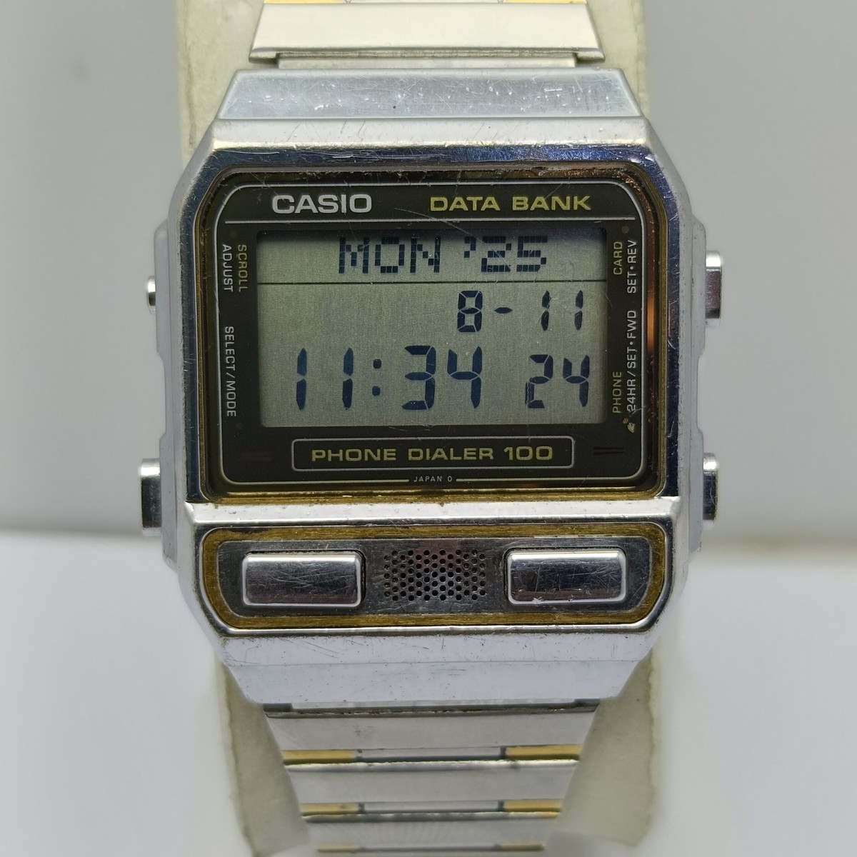 チ*ン様 CASIO DATA BANK PHONE DIALER 100 Casio Data Bank Phone Dialer 100 Quartz 698 DBA-900 Alarm Chrono