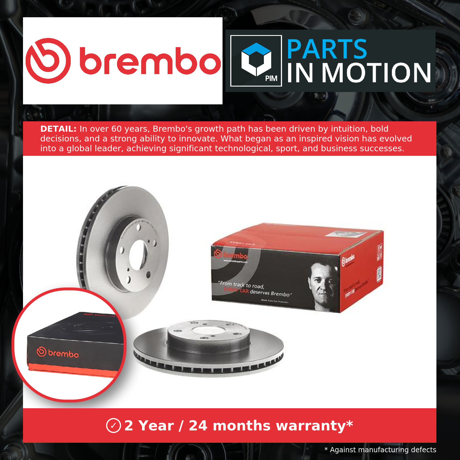 Fits BREMBO HAMULCE 09.9185.11 BRAKE DISC FRONT 275X25 V - Image 4
