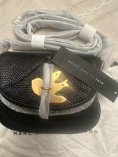 Marc by Marc Jacobs Black Crossbody Bag Pebbl...
