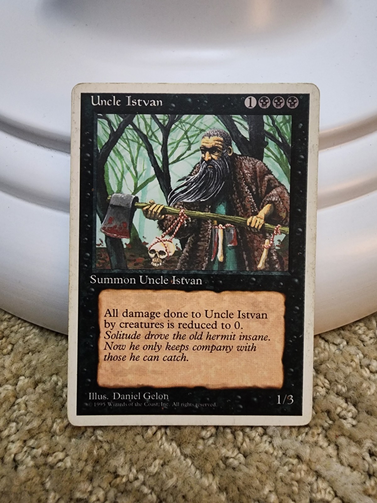 Uncle Istvan x1 Fourth Edition 1995 LP vintage MTG