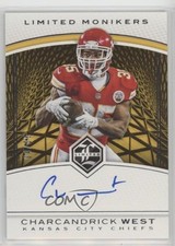 2016 Panini Limited Monikers Spotlight Silver 4/25 Charcandrick West Auto 0c2