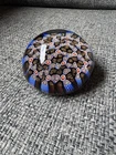 Vintage Murano Art Glass Close Packed Millefiori  Paperweight 3” Beautiful