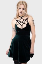 NWT/ KILLSTAR black 'MAGICA SKATER DRESS'
