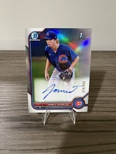 2022 Bowman - Chrome Prospect Autographs James Triantos #CPA-JTS Refractor /499