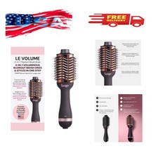 Le Volume 2-in-1 Titanium Blow Dryer Brush  Hot Air Brush for Hair Drying  ...
