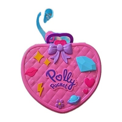 Polly Pocket Tiny Theme Park Backpack Purse Large Compact Playset (2019)