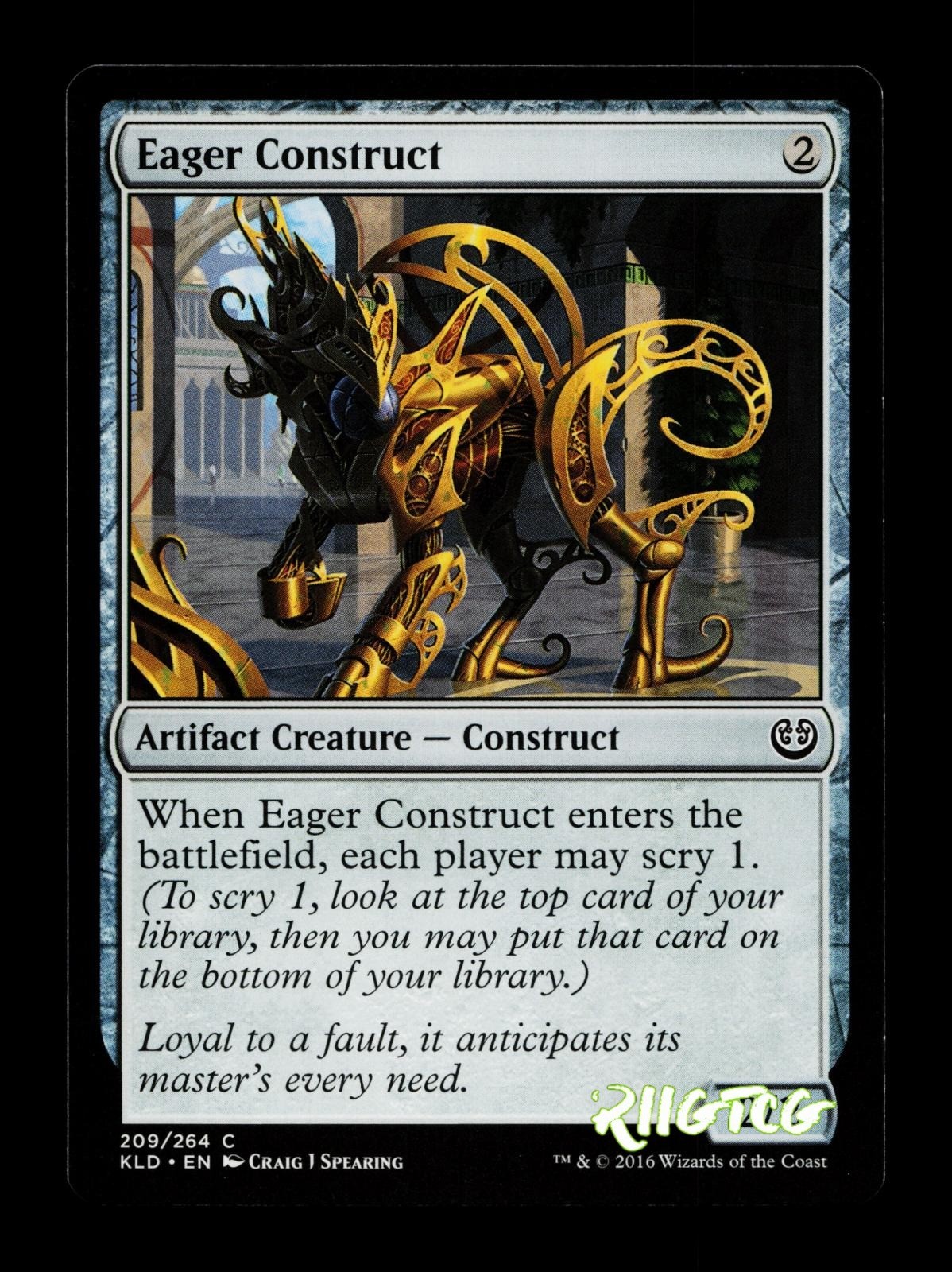 Eager Construct 209 Kaladesh Magic: The Gathering LP