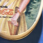 Drink Coca-Cola Oval Tin Sewing Kit with Thread & Buttons Vintage Original — photo 6