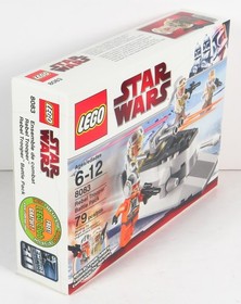 LEGO STAR WARS 8083 Rebel Trooper Battle Pack Hoth Officer Troopers Zev Senesca
