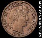 1912-D Barber Dime- Extra Fine+- Scarce Better Date- No Reserve #J8950