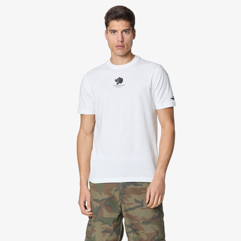T-Shirt Aeronautica Militare TS2424 73100 White Size L CE25 15390₽
