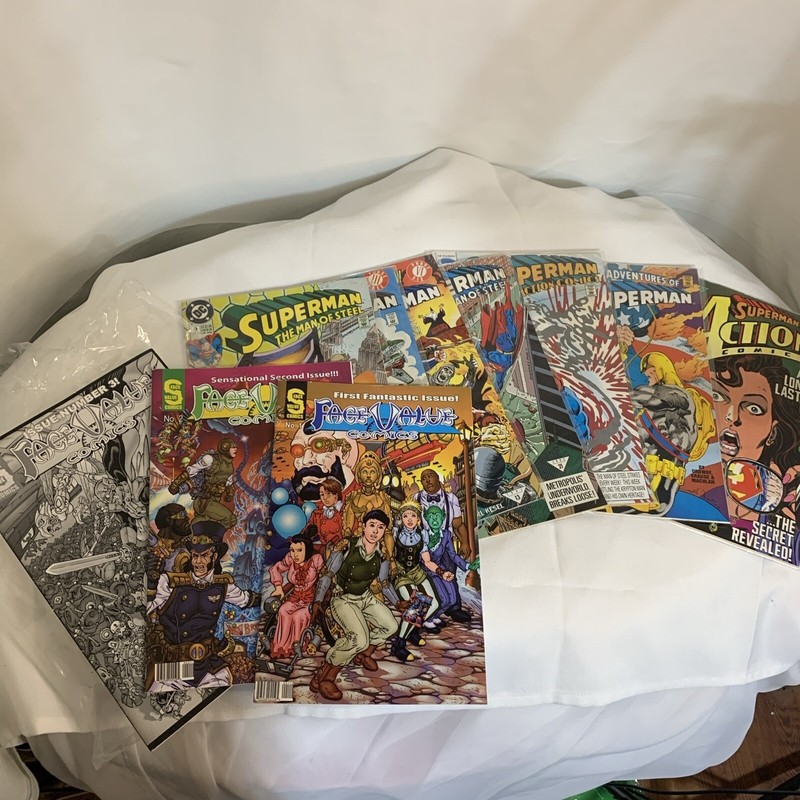 Lot Of Comic Books Sealed 10 Superman Assorted DC Comics