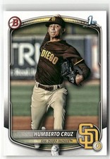 2025 Bowman - 1st bowman RC #BP-96 Humberto Cruz