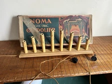 Noma Christmas Electric Candolier Vintage Antique W Box Mazda Lamps Lights 