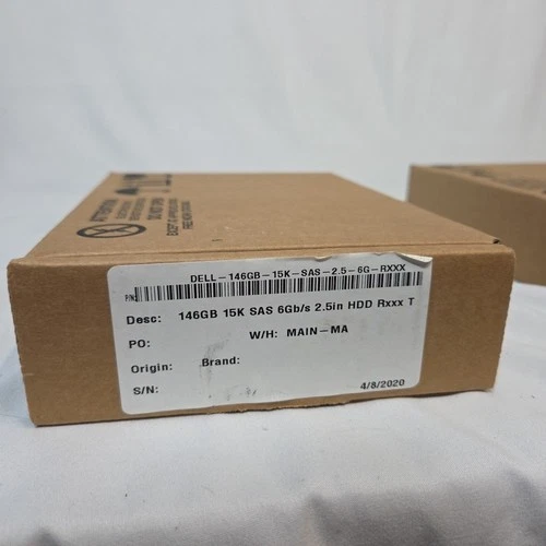 Dell MBE2147RC 146GB 15K RPM 6Gb/s 2.5" SAS SERVER HDD Hard Drive - New Sealed