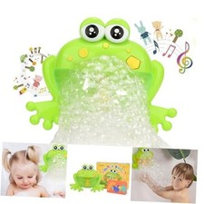 Light Up Baby Bath Bubble Toys,Tub Big Automatic Bubble Maker Blower with Frog