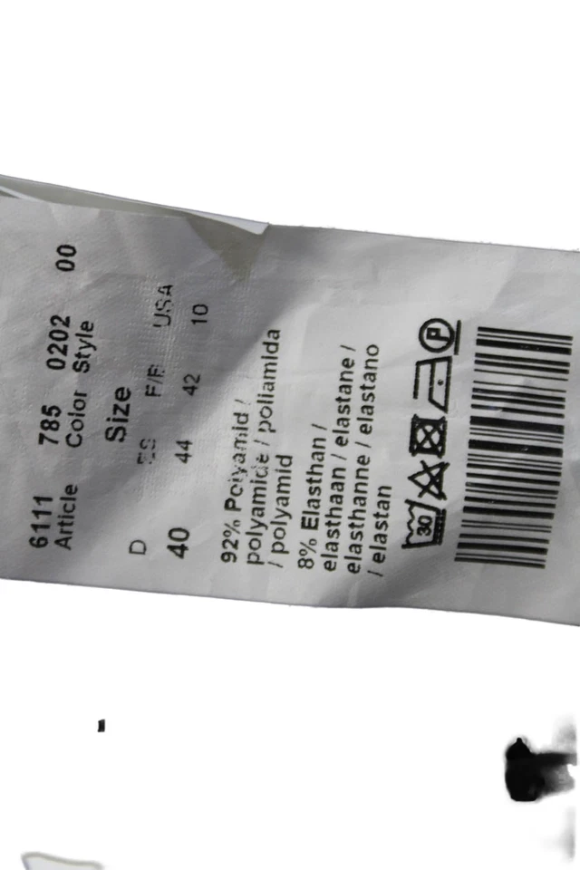 Pantalones forrados con cintura elástica texturizada marrón talla 44 EUR Cambio para mujer Foto 4 de 4