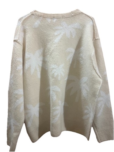 New W Tags Women’s Caribbean Joe XL Ivory W Wht Palm Trees # Rn 86183. - Picture 2 of 8