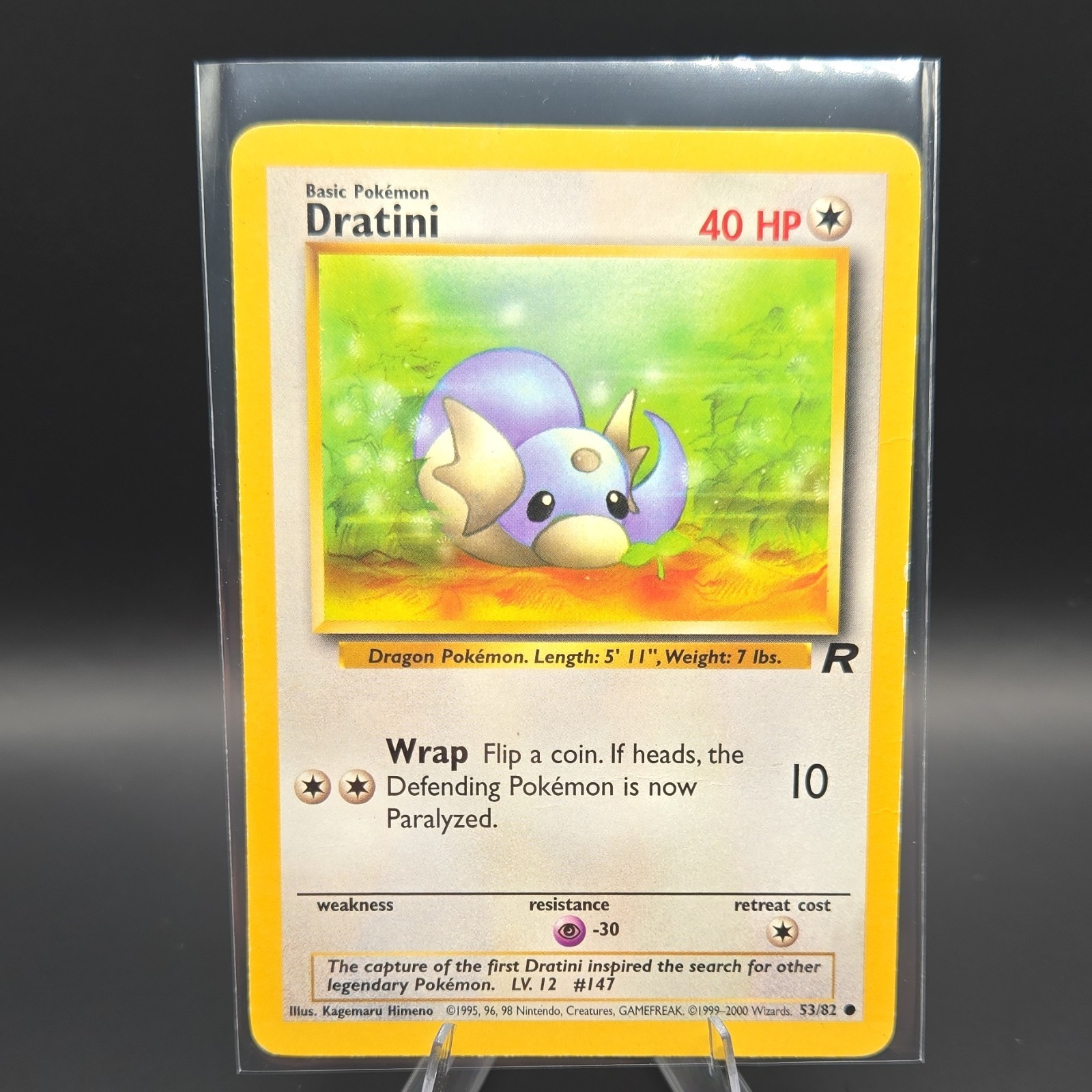 Pokémon TCG Dratini 53/82 Team Rocket Basic 40HP Rare Regular Unlimited
