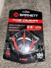Barnett Gamecrusher Hybrid Crossbow 2.5 " Broadheads 100 gr. 3 pk. New