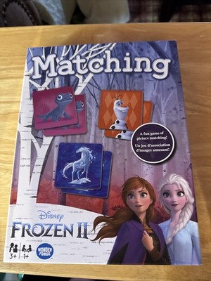 Disney Frozen 2 Matching Memory Game for Girls & Boys (Box Torn )