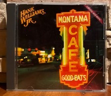 Montana Cafe by Hank Williams Jr CD Original 1986 German Pressing MINT DISC