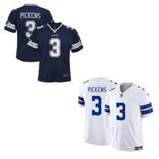 2025 Youth's Cowboys George #3 Pickens Stitched Jersey Navy/White - All Size
