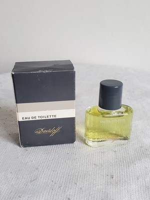 Miniatur 7 ml Davidoff Eau de Toilette Splash Parfum Herren Selten Vintage 1984