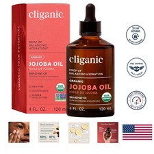 Multipurpose Organic Jojoba Oil 4oz - Unscented Naturals for Face, Skin  Hair