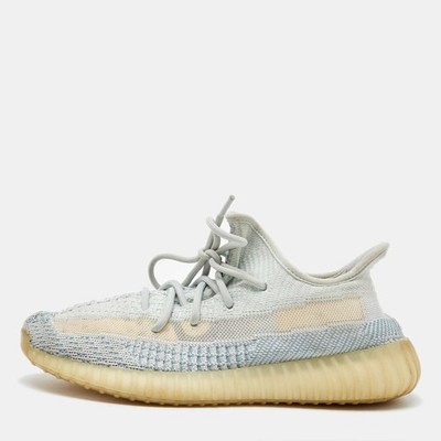 Yeezy x Adidas GreenWhite Knit Fabric Boost 350 V2 Cloud White NonReflective