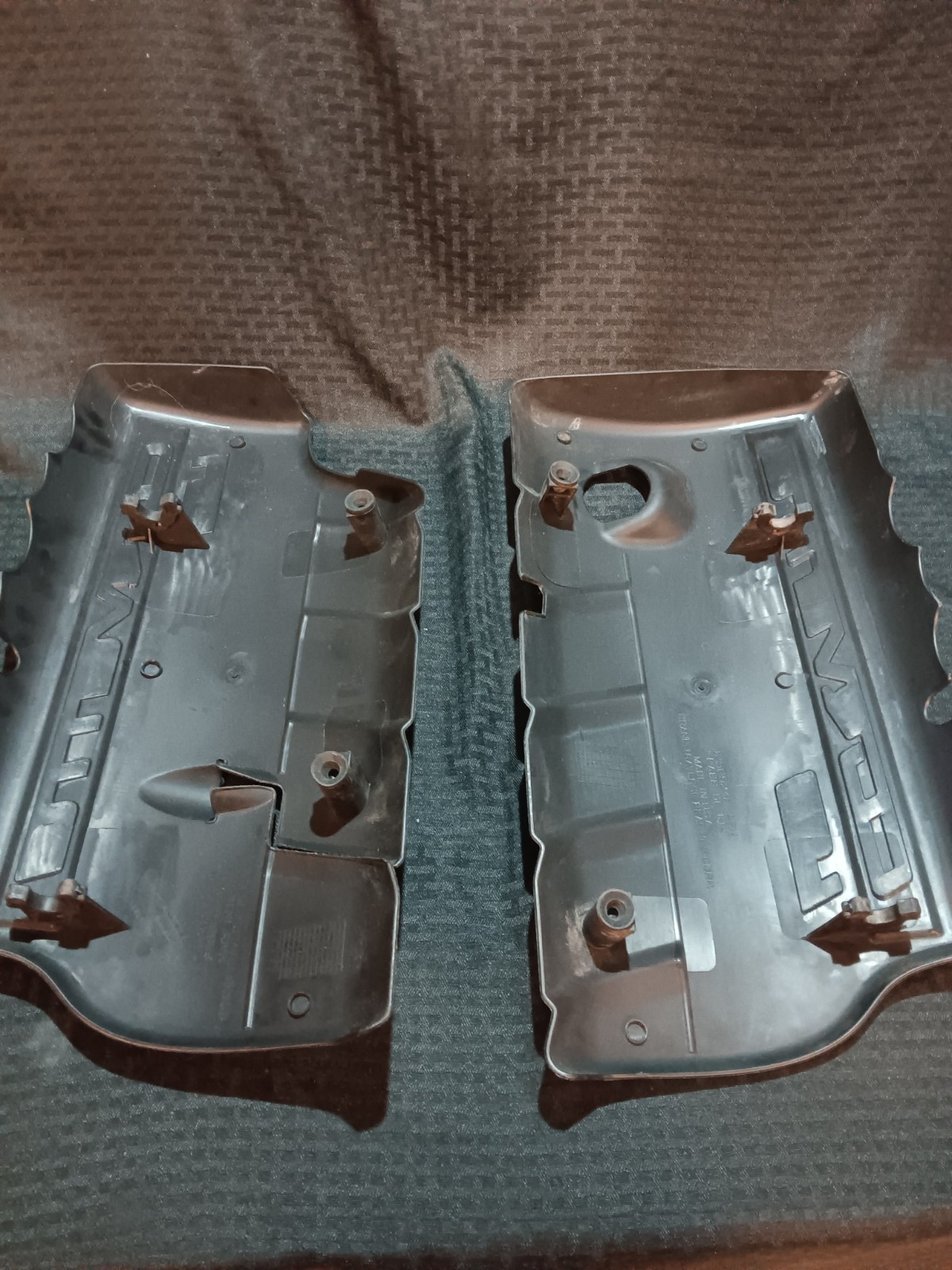 05-13 CHEVROLET CORVETTE C6 6.0L LS2 ENGINE/FUEL RAIL COVER OEM PAIR