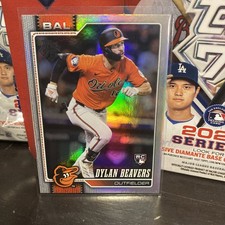 2026 Topps Series 1 Dylan Beavers RC #339 Rainbow Foil Baltimore Orioles