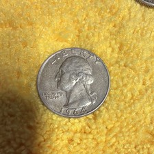 1964 Washington Quarter Silver Denver Mint Circulated