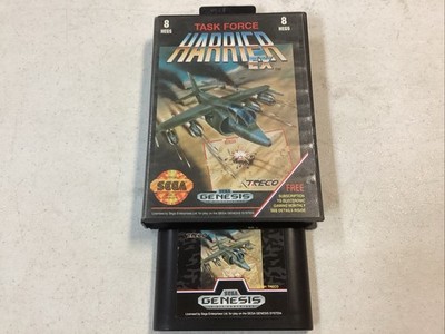 Task Force Harrier EX (Sega Genesis, 1991) No Manual Tested *Hang Tab*