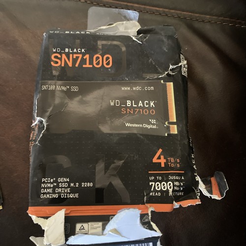 WD BLACK SN7100 4TB M.2 2280 NVMe SSD 7Gen 4 PCIe WDS400T4X0E READ DESCRIPTION - Picture 2 of 10