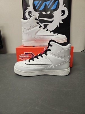 New Size 10 Men's Patrick Ewing Orion Non Strap  White/black  1RBE004-101