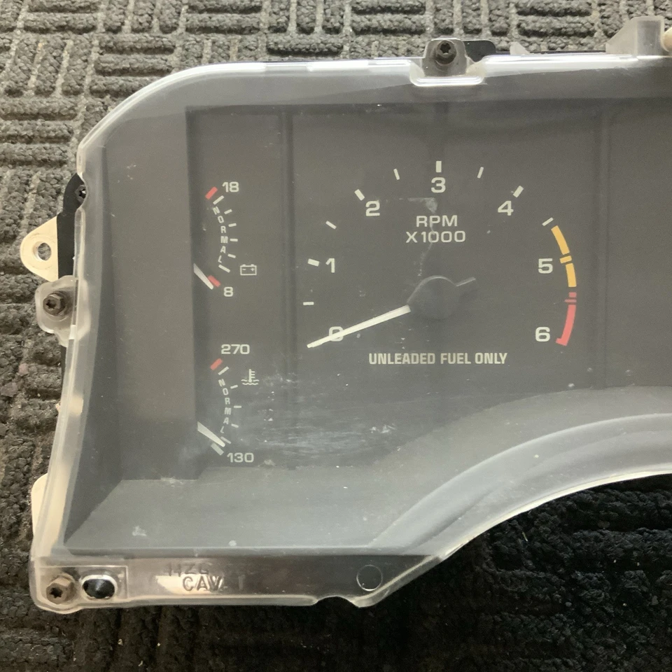 Cuadro de instrumentos Ford Mustang 1990 91 velocímetro 85 MPH OEM F0ZF17282EA USADO Foto 2 de 4