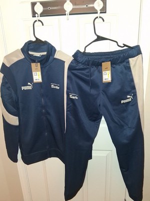 Mens Puma Porsche Turbo Zip Up Jacket  + Pants Size Medium NEW WITH TAGS $200!