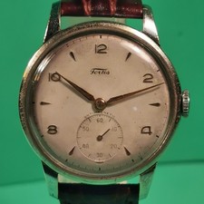 Orologio uomo FORTIS vintage AS 1130 carica manuale 17 jewels Swiss Made '40/50