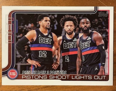 Pistons Rain 3  Pointers Detroit Pistons Topps Basketball Flagship 25/26