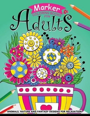 Balloon Publishing Marker Coloring books for adults (Taschenbuch)