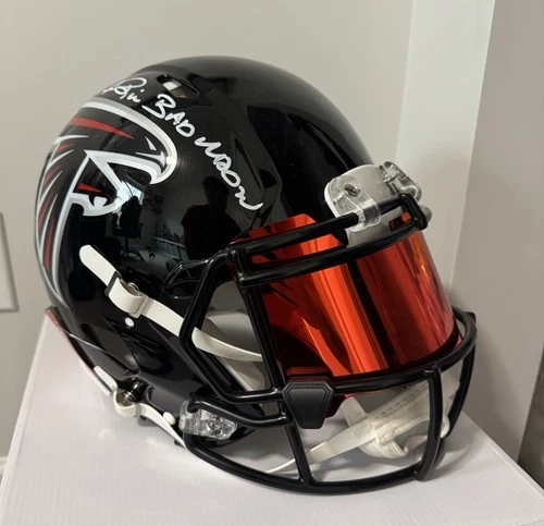 Andre Rison Autographed Full Size Replica Helmet W/ Ins. Falcons BECKETT AUTH.